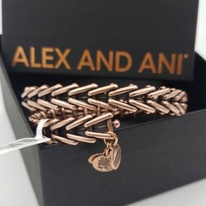 NWT Alex and Ani Gypsy 66 Wrap Rose Gold